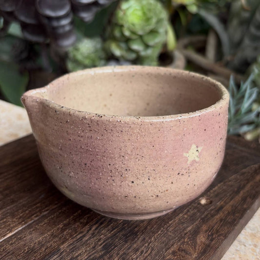 Purple Speckled Matcha Bowl